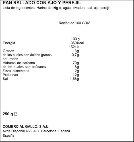 Vue 2 de Chapelure Ail Et Persil