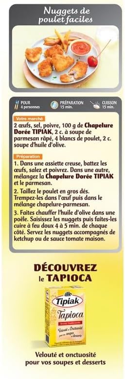 Vue 2 de Chapelure Doree Tipiak Pour