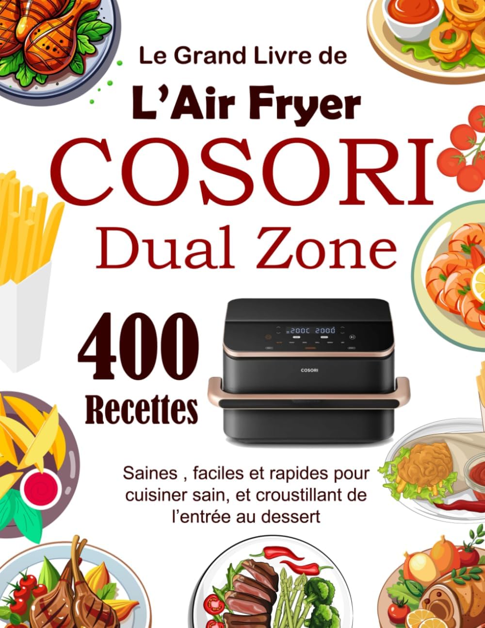 Vue 3 de Cosori Air Fryer Dual