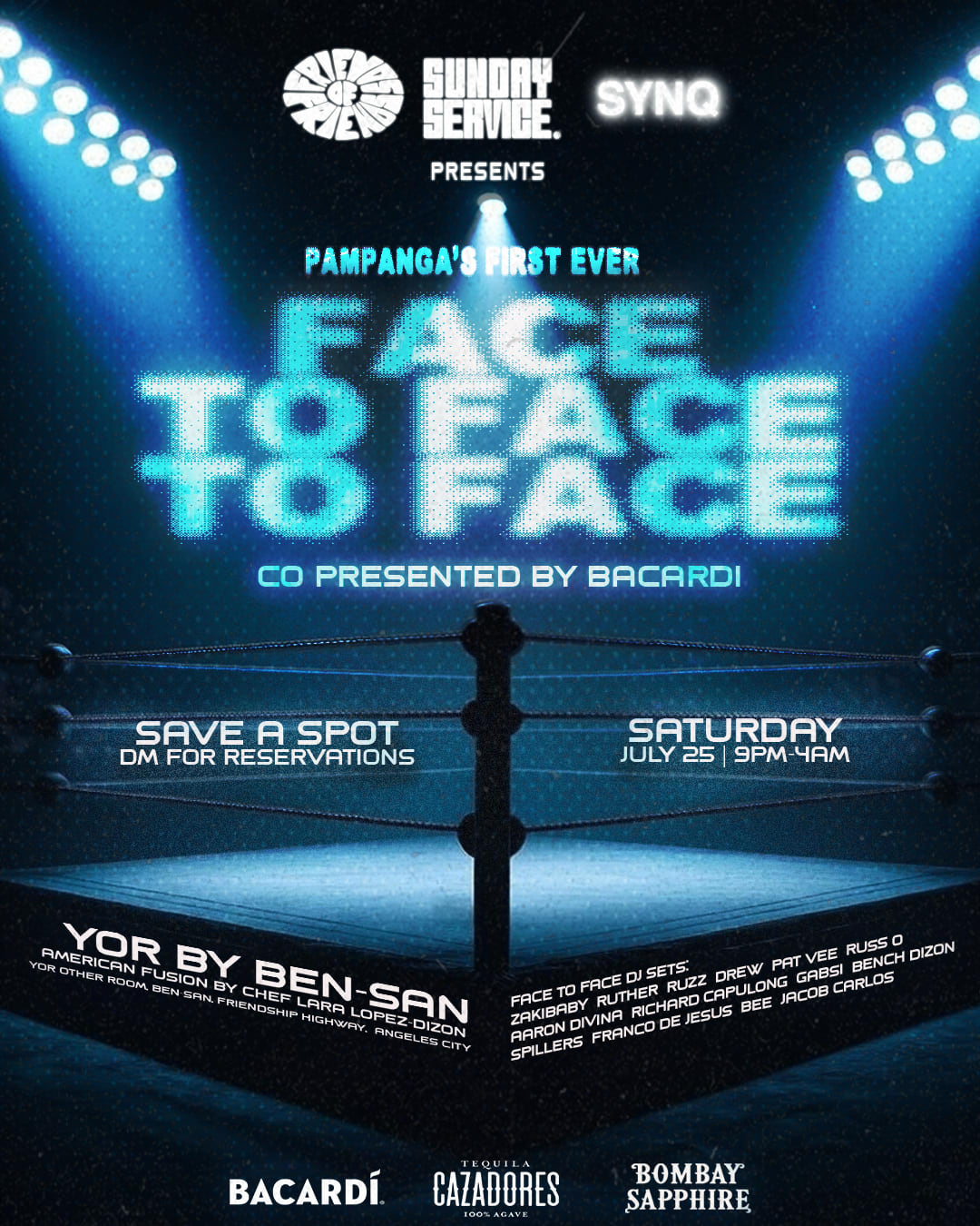 FOF PRESENTS: FACE2FACE background