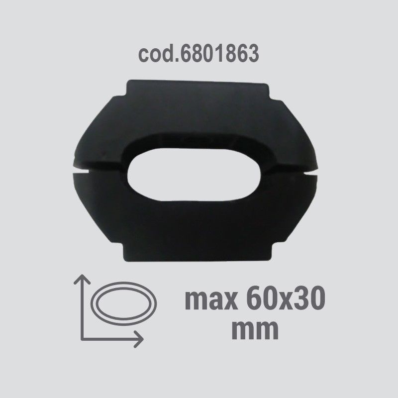 Adattatore Barre 60×30 max per Portasci Aluski&Board Universale Fabbri