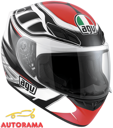 AGV K4 Evo Multi Diapason White Black Red