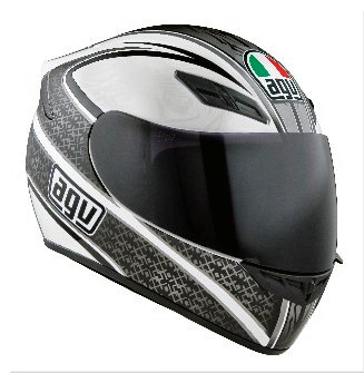 AGV K4 Multi Gecko Bianco/White Canna di fucile/Gunmetal