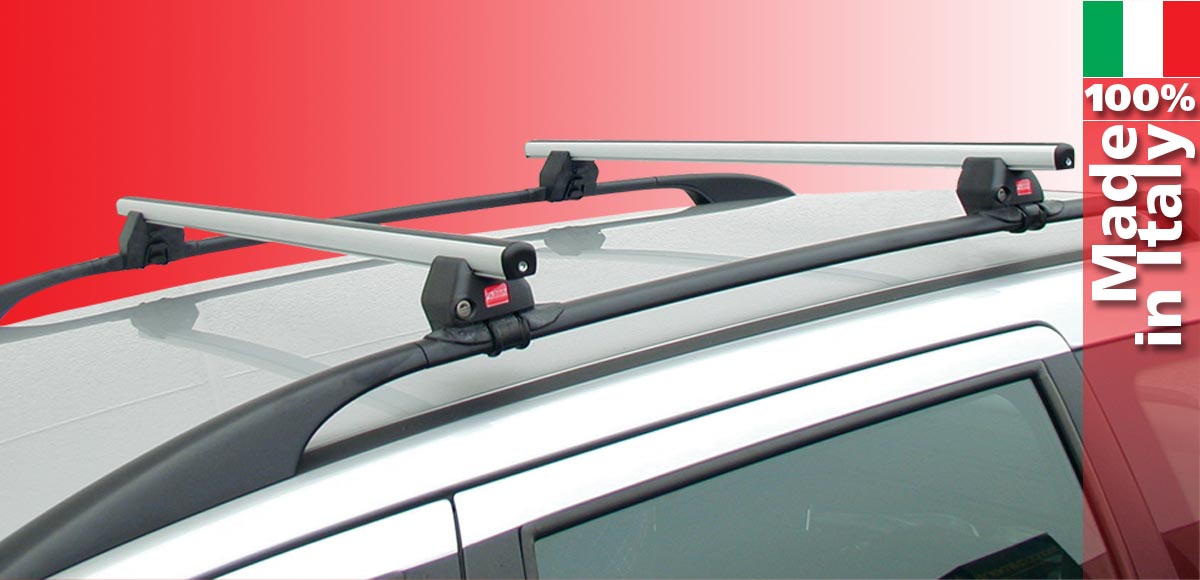 ALU RELING UNIVERSALE Barre portatutto Railing aperto