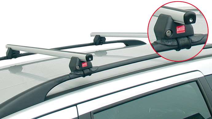 ALU RELING UNIVERSALE Barre portatutto Railing aperto