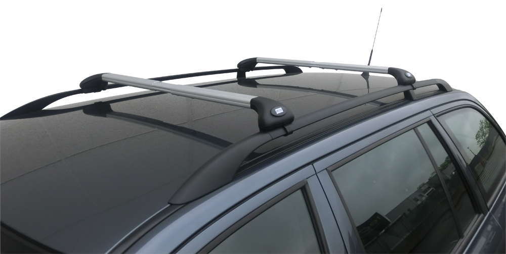 Alu Viva 2 Fabbri Silver Barre Portatutto Rails aperti