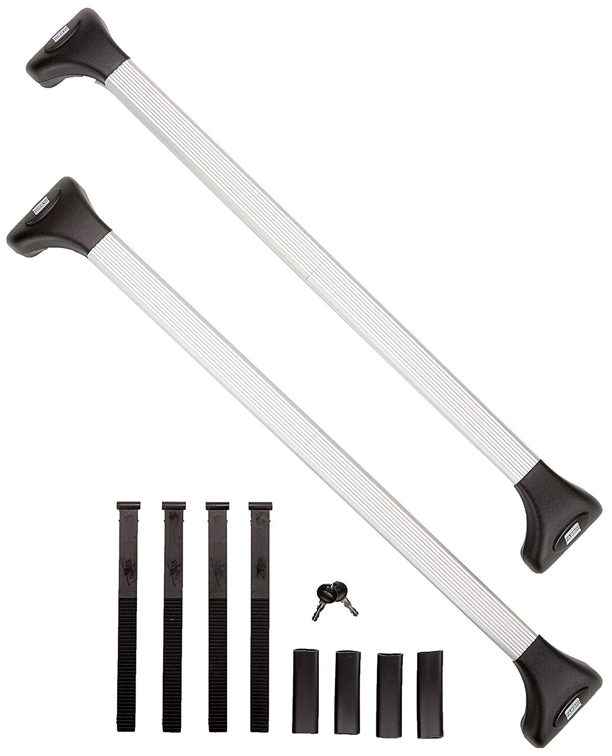 Alu Viva 2 Fabbri Silver Barre Portatutto Rails aperti
