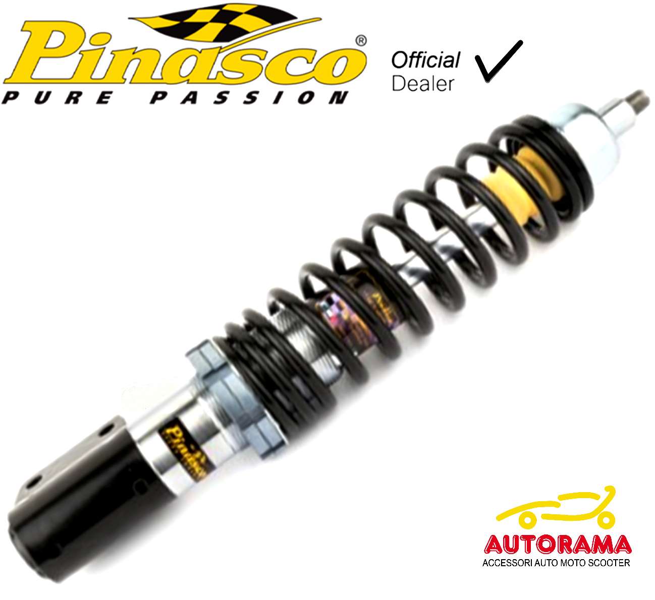 Ammortizzatore Anteriore PINASCO Piaggio Vespa PX – nero