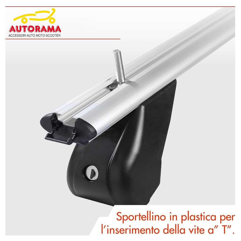 Barre Portatutto Modula CompactBar Jeep Compass 2017 > railing