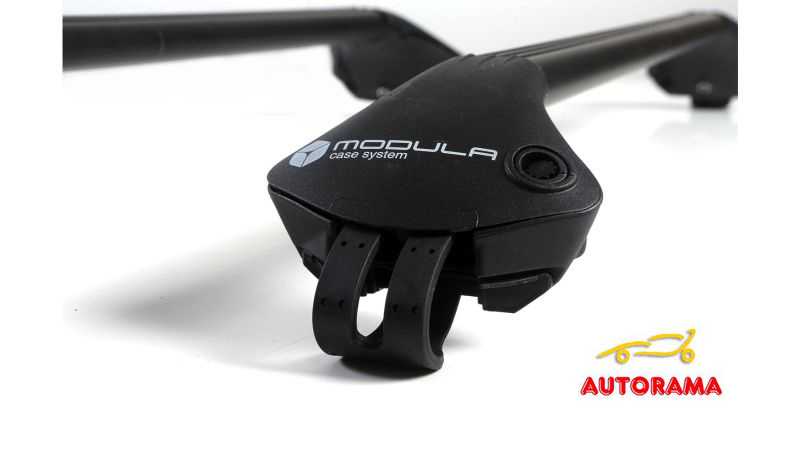 Barre Portatutto OvalBar System Modula Rails tetto aperti Nere