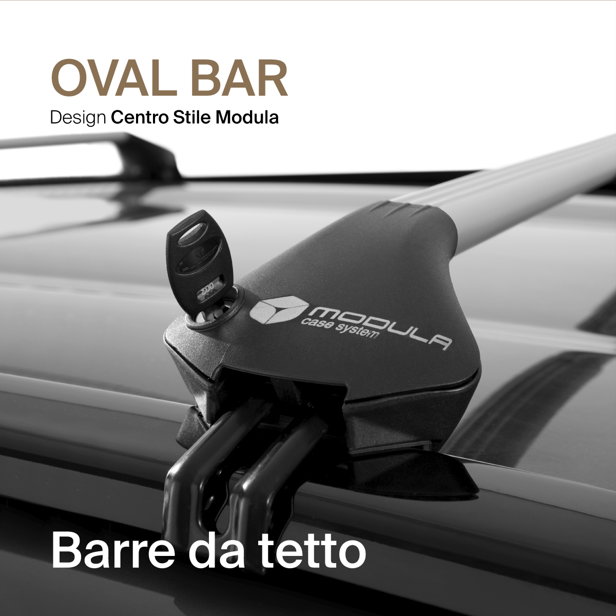 Barre Portatutto OvalBar System Rails mancorrenti profilo chiuso