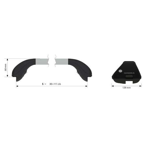 Barre portatutto per Dacia Duster – railing standard anno 2012 >2018