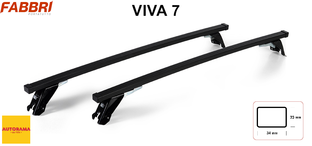 Barre Portatutto Renault Megane III ’08 > Viva 7 Fabbri