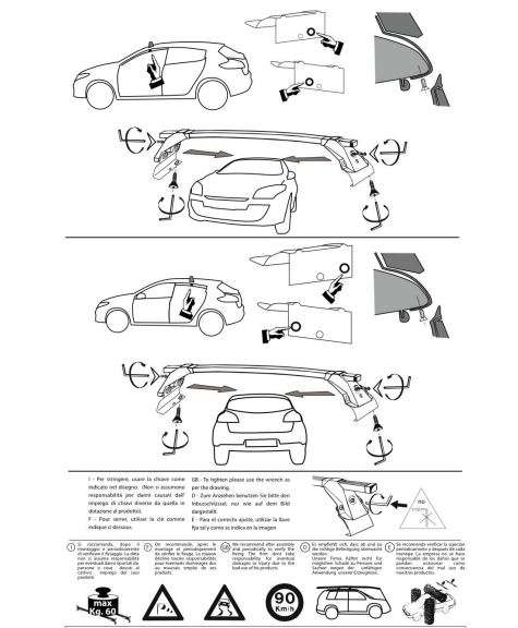 Barre Portatutto Renault Megane III ’08 > Viva 7 Fabbri