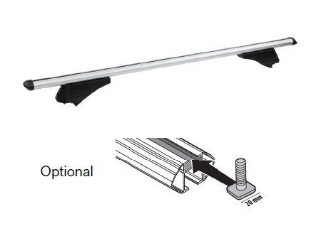 Barre Portatutto SMART BAR System Rails sia mancorrenti profilo chiuso che aperti