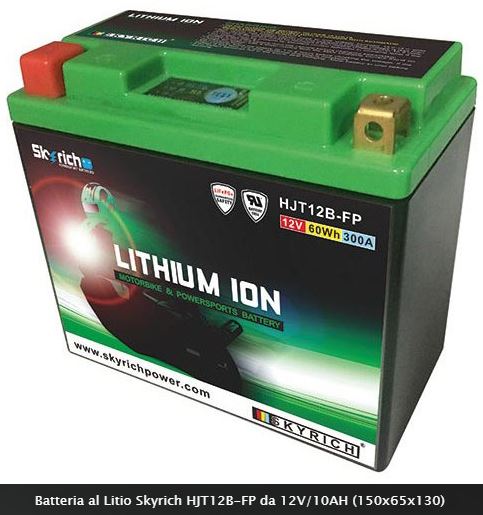 BATTERIA LITIO SKYRICH HJT12B-FP 12V – 10Ah