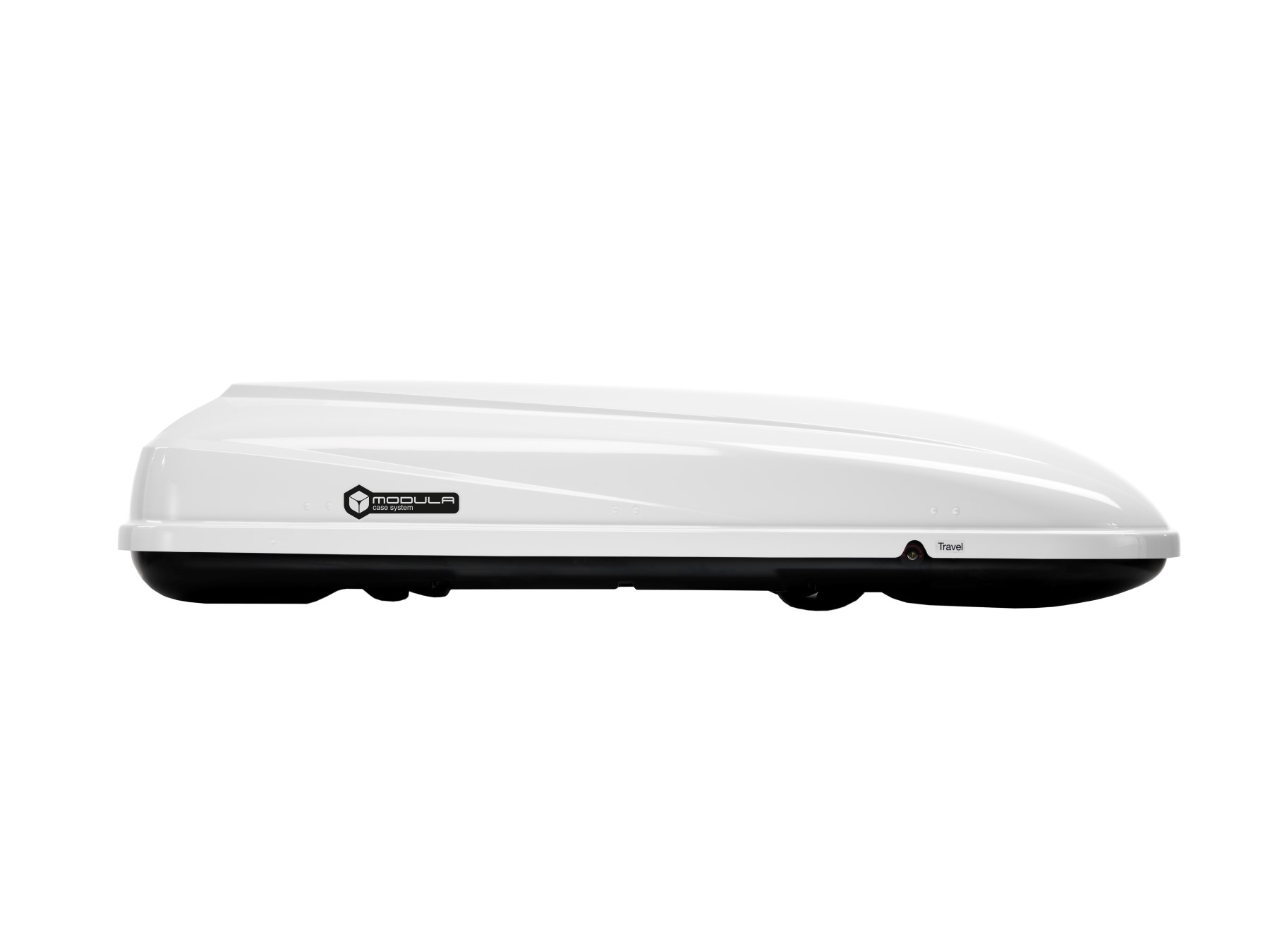 Box Baule da tetto Auto Modula Travel 650 Litri Nero lucido