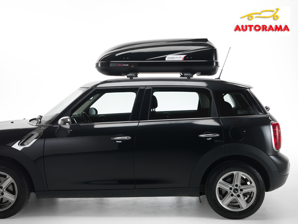 Box da Tetto Portatutto Auto Modula Beluga XL 460 L Nero lucido