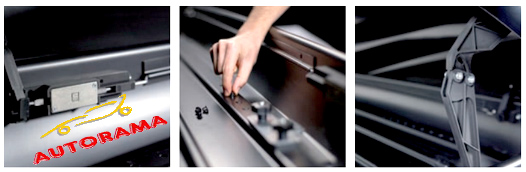 Box da Tetto Portatutto Auto Modula CIAO 310 Litri Grigio opaco