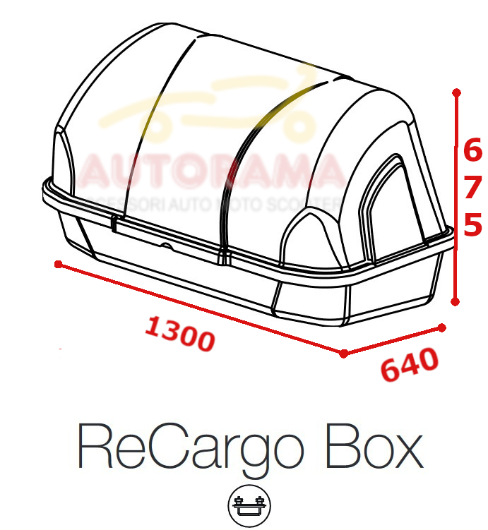 BOX Gancio Traino MODULA RECARGO Monta Su MODULA RECARGO-BASE