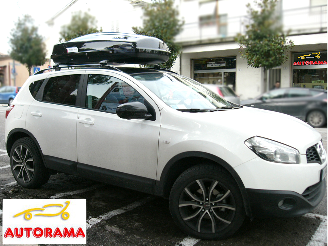 Box per Tetto Auto Fabbri Nova 340 Lt Baule Portatutto Nero