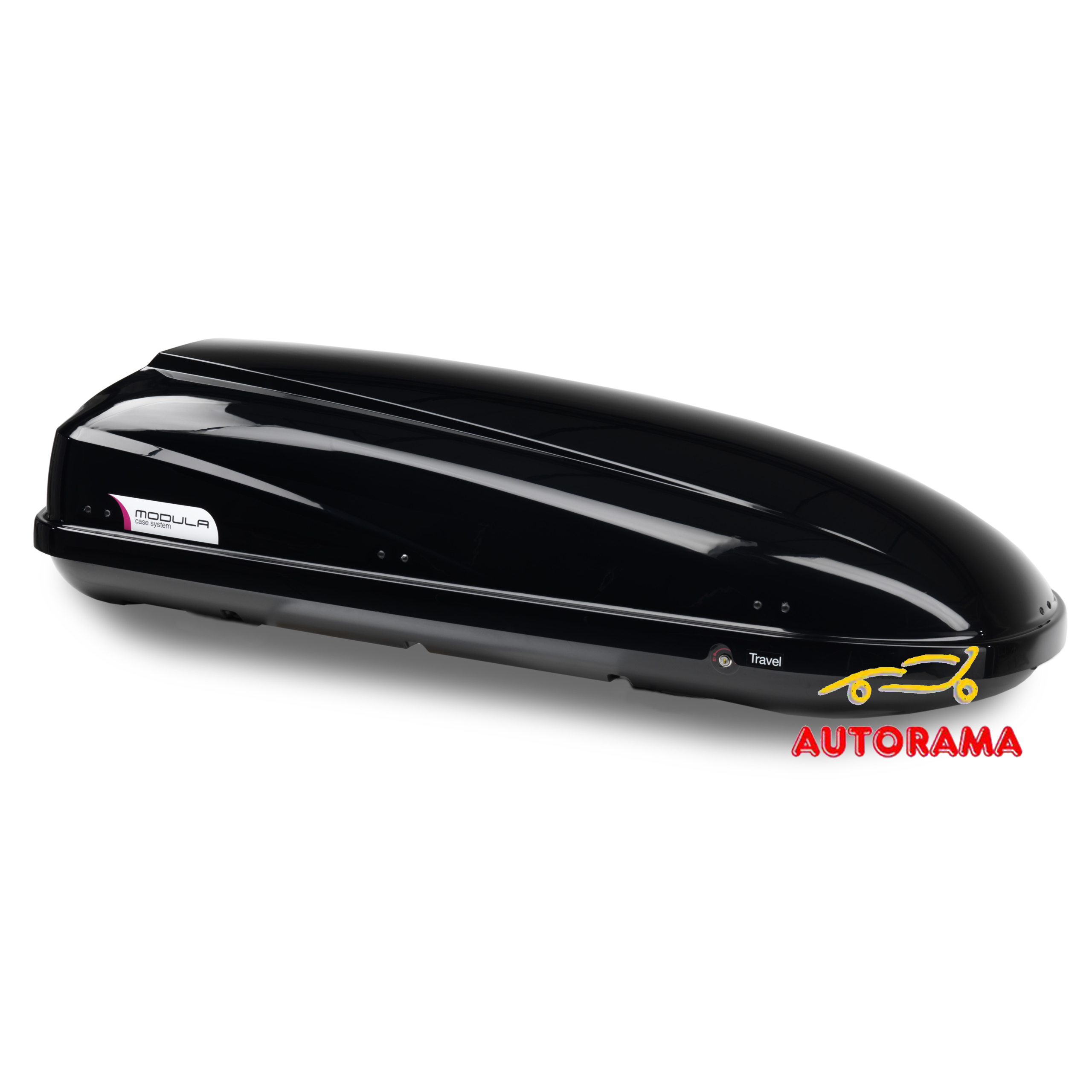 Box Portatutto Baule Auto Modula Travel Easy 460 Lt Nero lucido