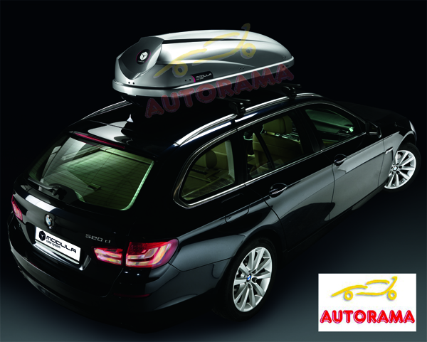 Box Portatutto Baule Auto Modula Travel Easy 460 Lt Nero lucido
