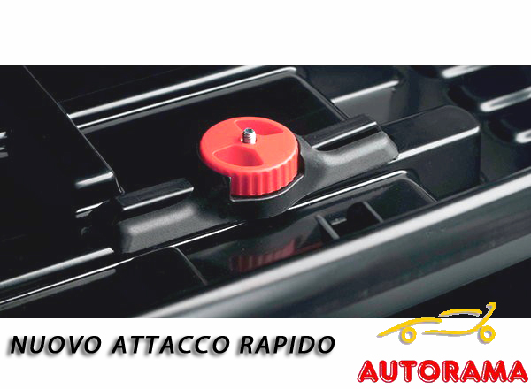 Box Portatutto Tetto Auto Modula Travel 370 Lt Grigio opaco goffrato
