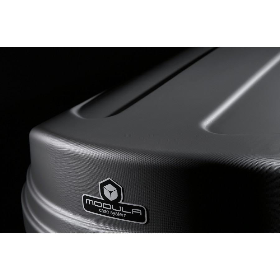 Box Portatutto Tetto Auto Modula WeGo 450 L Grigio opaco goffrato
