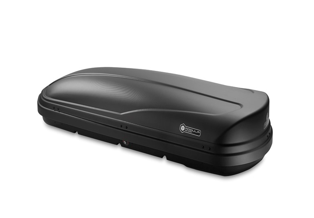 Box Portatutto Tetto Auto Modula WeGo 450 L Grigio opaco goffrato