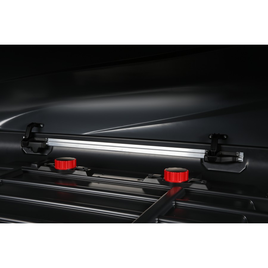 BOX TETTO AUTO EVO MODULA 400 Lt Grigio Goffrato