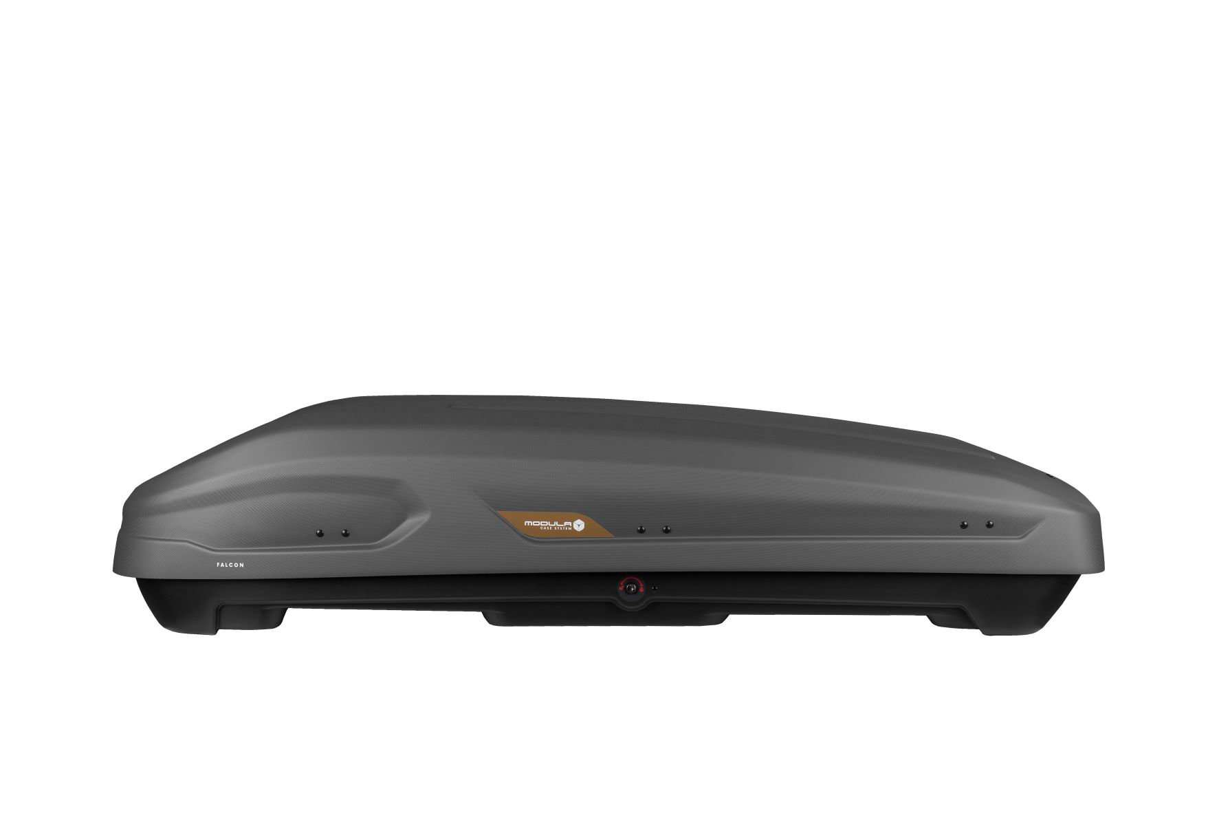 BOX TETTO AUTO FALCON MODULA 470 Lt Baule Grigio goffrato opaco