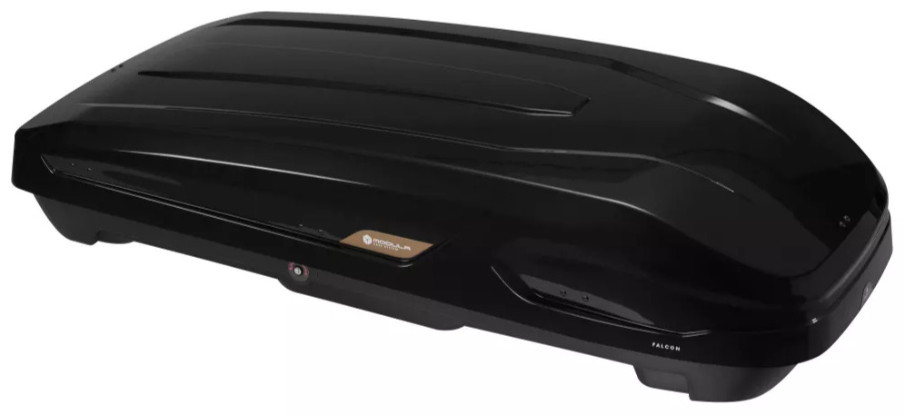 BOX TETTO AUTO FALCON MODULA 470 Lt Baule Nero lucido