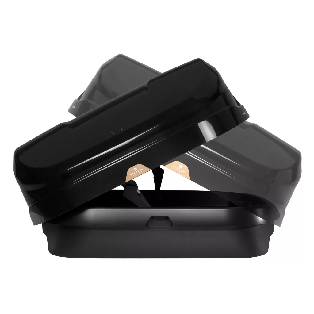 BOX TETTO AUTO FALCON MODULA 470 Lt Baule Nero lucido