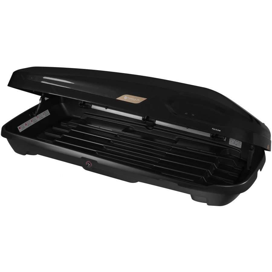 BOX TETTO AUTO FALCON MODULA 470 Lt Baule Nero lucido