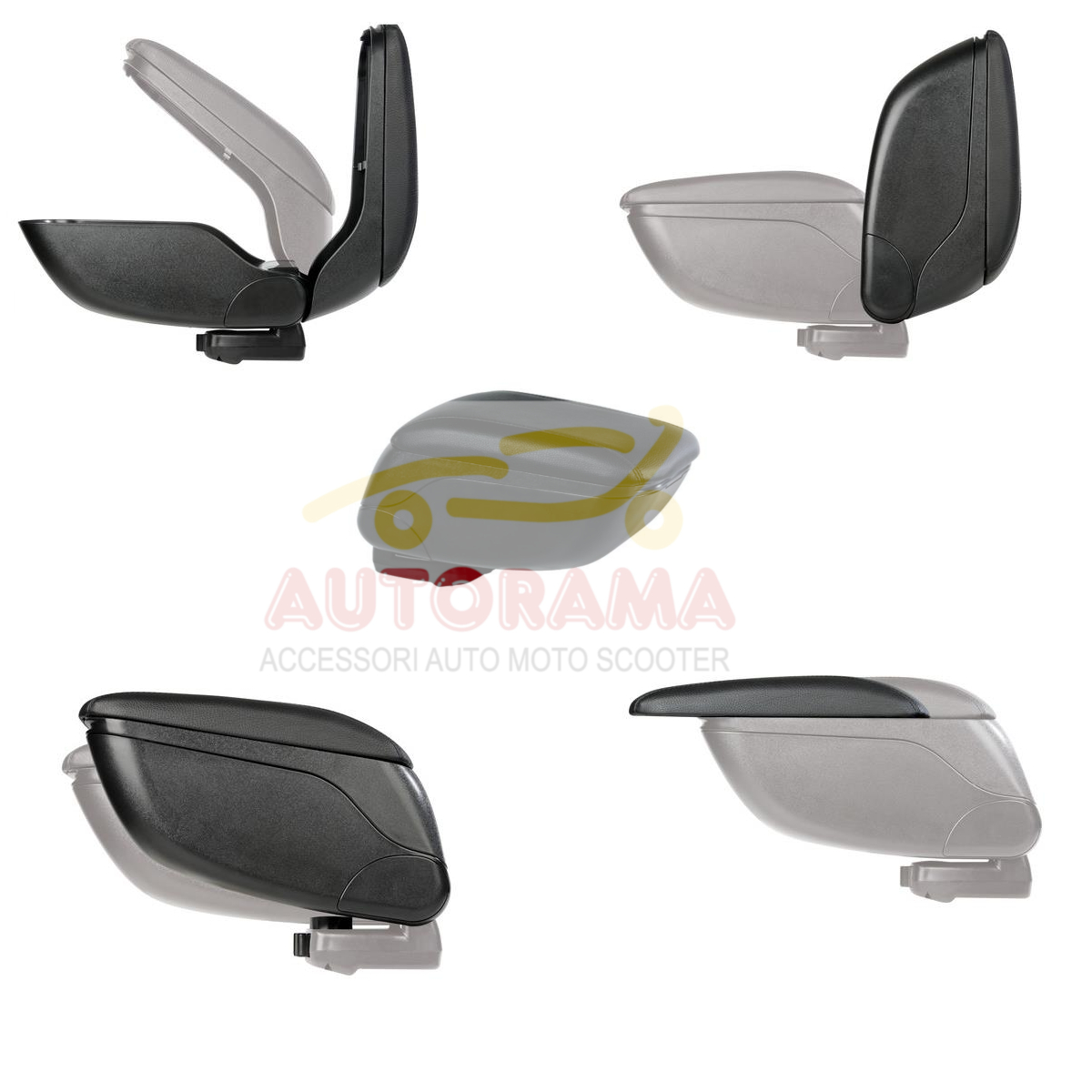 Bracciolo Fiat 500/500C Lounge completo di attacco