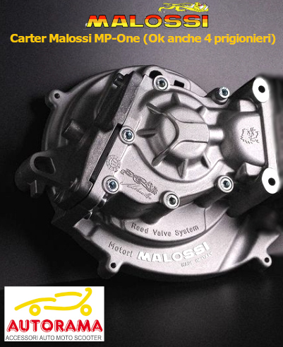 CARTER MP-ONE Malossi Accensione a Puntine Piaggio Ciao + Collettore D.19×20