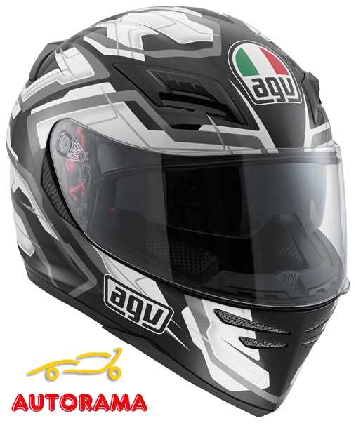 Casco AGV Horizon Stamina Black White Gunmetal
