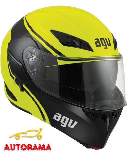 Casco Apribile AGV Compact Multi Course yellow/black
