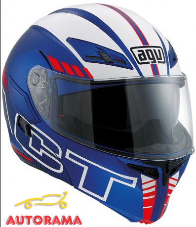 Casco Apribile AGV Compact Seattle Matt Blue/White/Red
