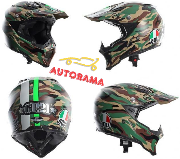 Casco Cross AGV AX8 Evo Replica PAULIN Camouflage