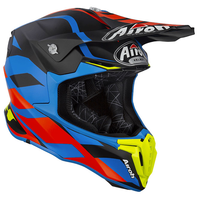Casco Cross Airoh Twist Great Blu Opaco