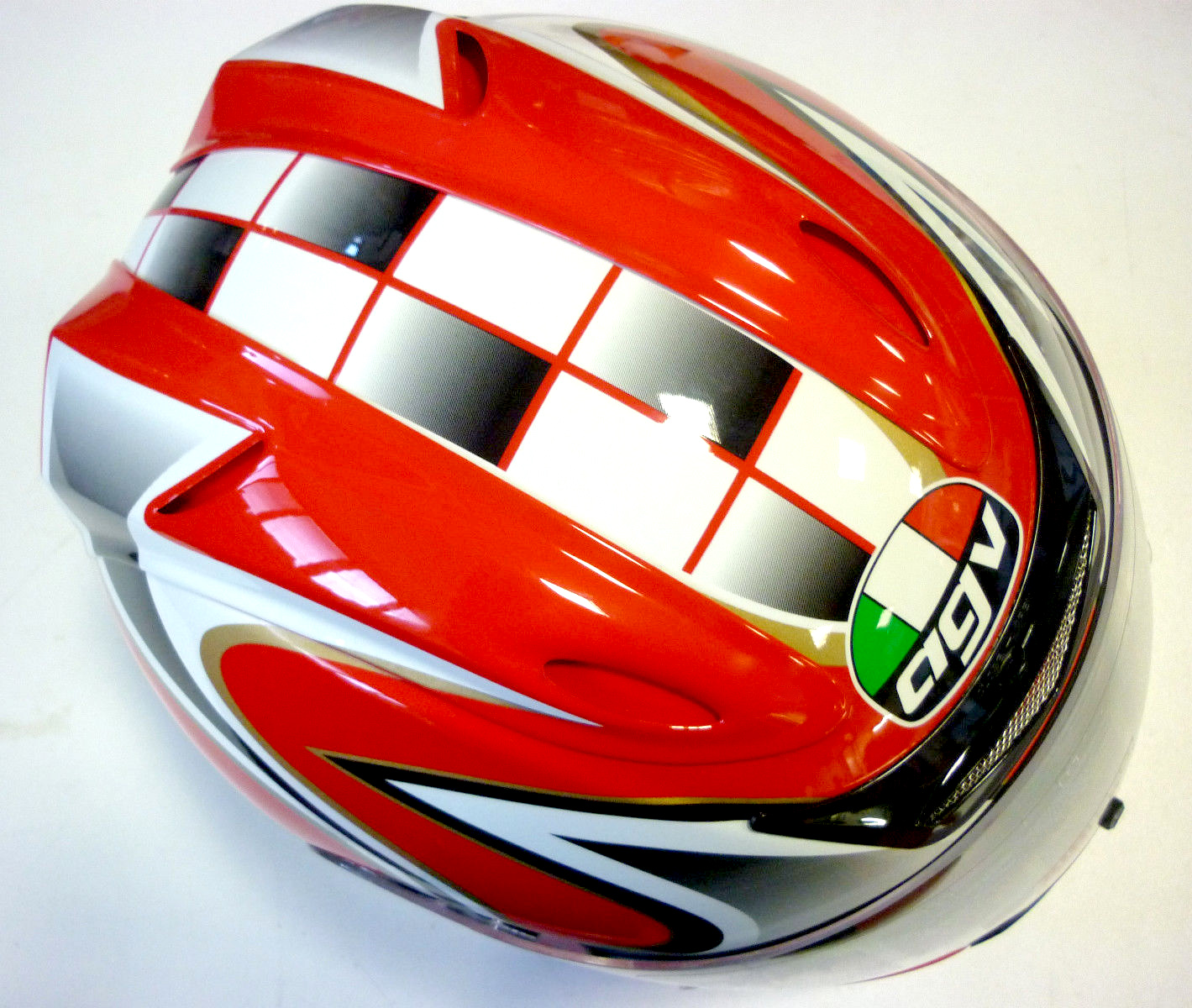 Casco Integrale AGV AIRTECH Tribute Rosso – nero – bianco