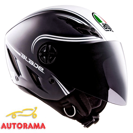 Casco Jet AGV BLADE START BLACK/WHITE – Nero Bianco