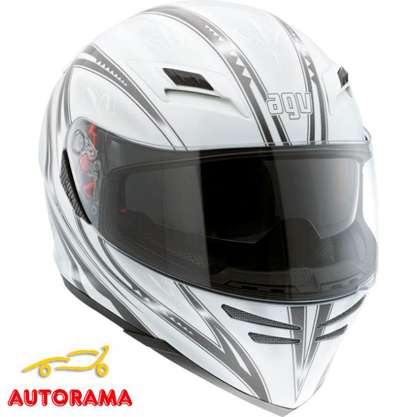 Casco Intergrale Agv Stealth SV Florence – white gunmetal