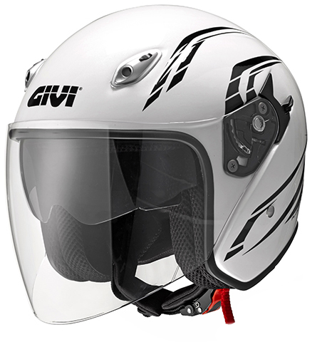 Casco Jet Givi 20.6 FIBER-J2 PLUS – Bianco