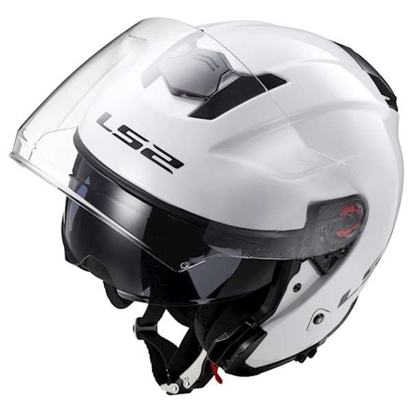 Casco Jet LS2 OF521 INFINITY Bianco lucido