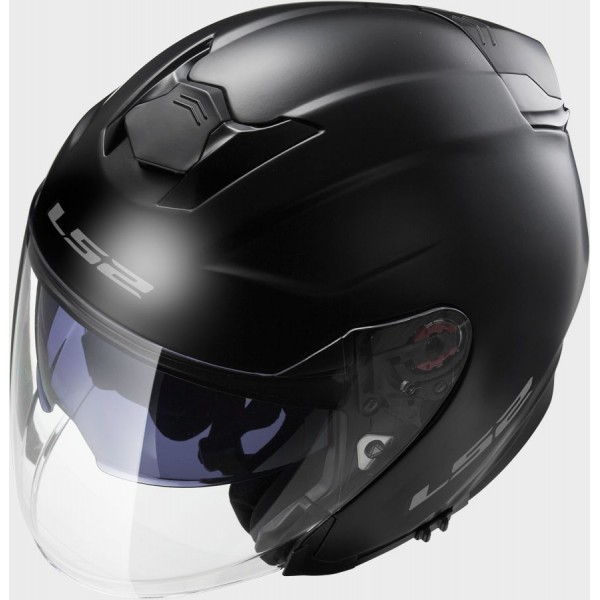 Casco Jet LS2 OF521 INFINITY Nero opaco