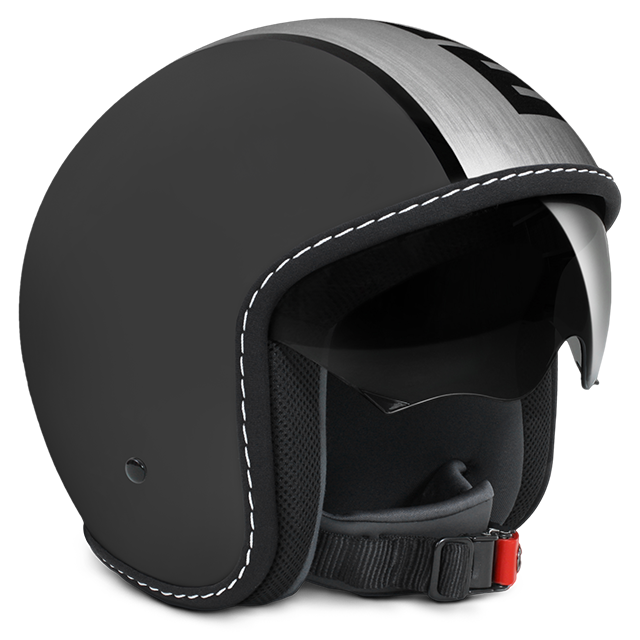 Casco Jet MOMO Blade FROST Black Satin