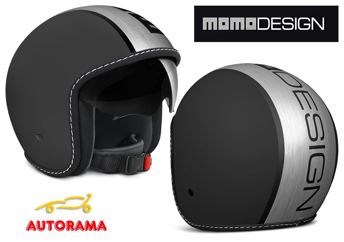 Casco Jet MOMO Blade FROST Black Satin